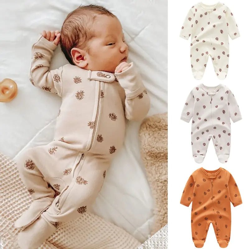 Newborn Baby Knitted Footie Jumpsuit - PepitoStore