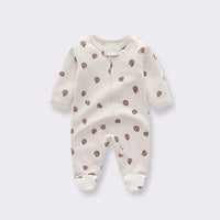 Thumbnail for Newborn Baby Knitted Footie Jumpsuit - PepitoStore