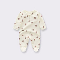 Thumbnail for Newborn Baby Knitted Footie Jumpsuit - PepitoStore