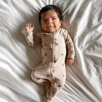 Thumbnail for Newborn Baby Knitted Footie Jumpsuit - PepitoStore