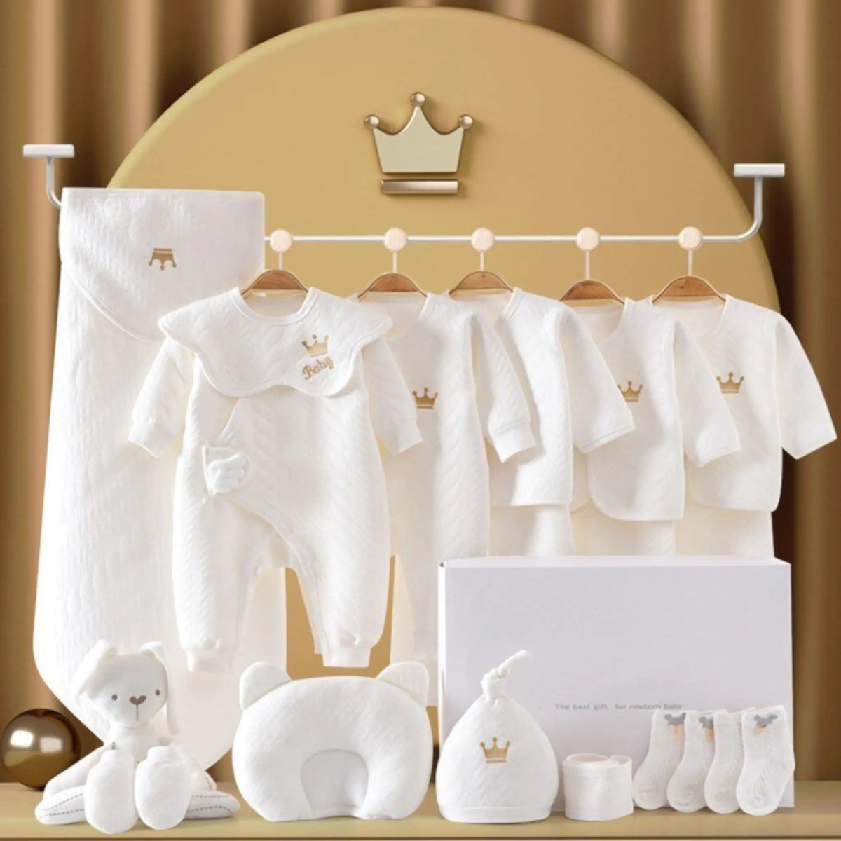 Newborn Baby Luxe Gift Set - PepitoStorerompers