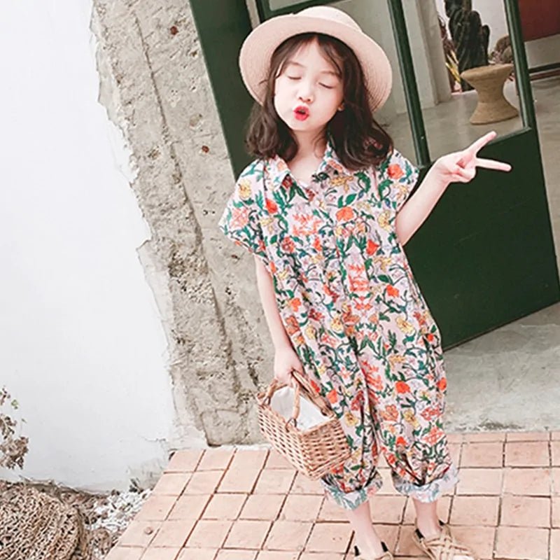 Summer Floral Pant For Children - PepitoStore - 