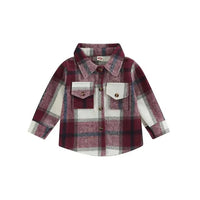 Thumbnail for Toddler Plaid Patchwork Long Sleeve - PepitoStore