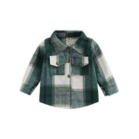 Thumbnail for Toddler Plaid Patchwork Long Sleeve - PepitoStore